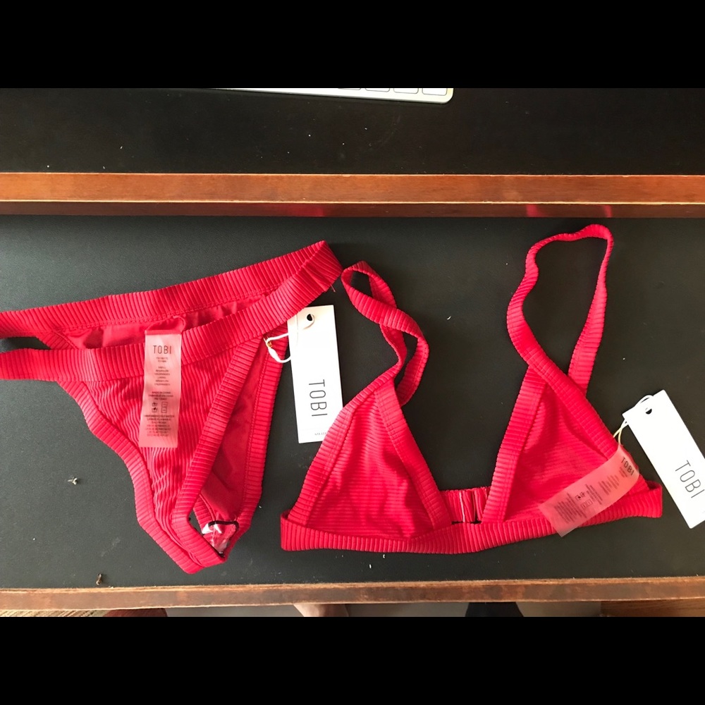 NWT Adorable Red Bikini